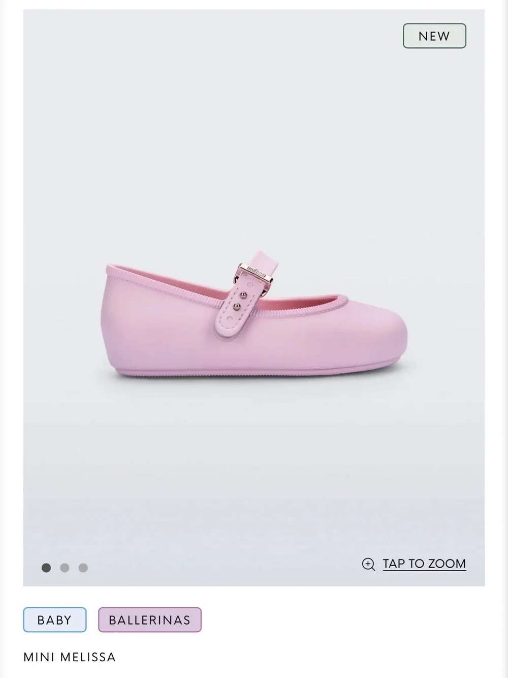 ISOOOOO mini melissa ballet flats - toddler size 6